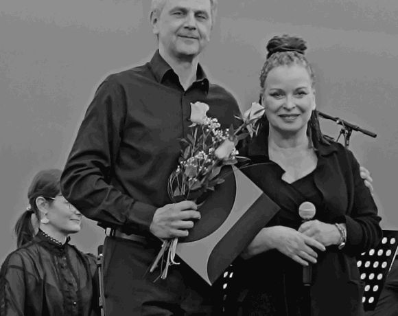 Na fotce Pavel Šnajdr, Lenka Dohnalová, 26.2. 2024, Brno<br/>